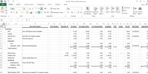 Microsoft Office 365 Excel